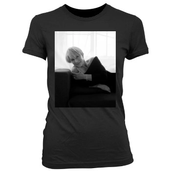 Helen Mirren Women's Junior Cut Crewneck T-Shirt