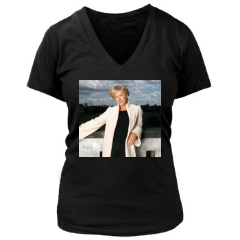 Helen Mirren Women's Deep V-Neck TShirt