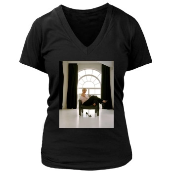 Helen Mirren Women's Deep V-Neck TShirt