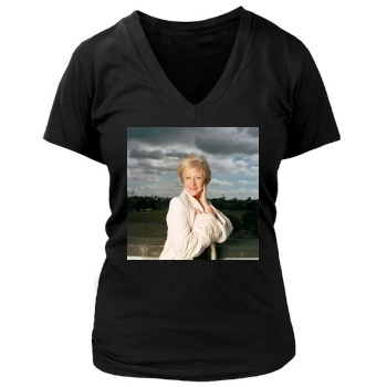 Helen Mirren Women's Deep V-Neck TShirt