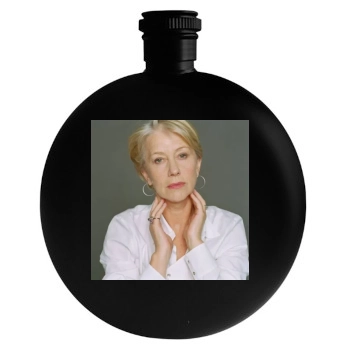 Helen Mirren Round Flask