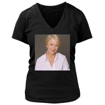 Helen Mirren Women's Deep V-Neck TShirt