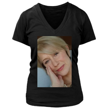 Helen Mirren Women's Deep V-Neck TShirt