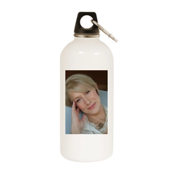 Helen Mirren White Water Bottle With Carabiner