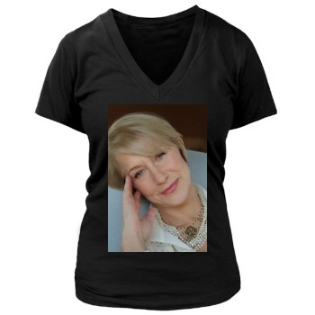 Helen Mirren Women's Deep V-Neck TShirt