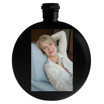 Helen Mirren Round Flask