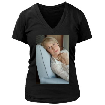 Helen Mirren Women's Deep V-Neck TShirt