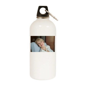 Helen Mirren White Water Bottle With Carabiner