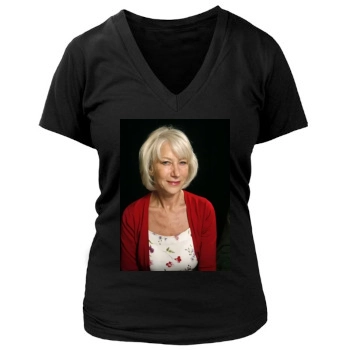 Helen Mirren Women's Deep V-Neck TShirt