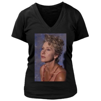 Helen Mirren Women's Deep V-Neck TShirt