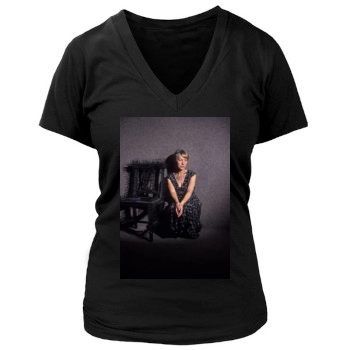 Helen Mirren Women's Deep V-Neck TShirt