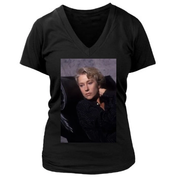 Helen Mirren Women's Deep V-Neck TShirt