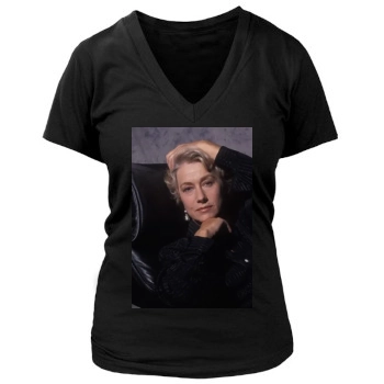 Helen Mirren Women's Deep V-Neck TShirt