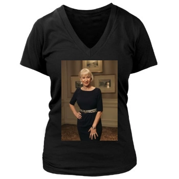 Helen Mirren Women's Deep V-Neck TShirt