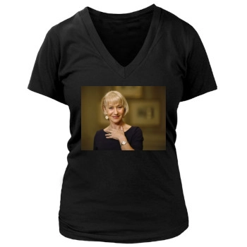 Helen Mirren Women's Deep V-Neck TShirt