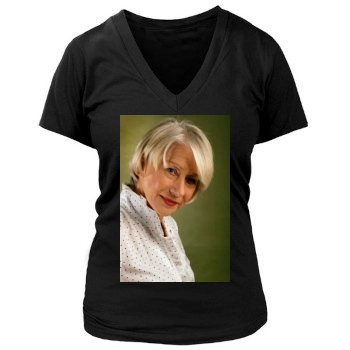 Helen Mirren Women's Deep V-Neck TShirt