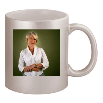 Helen Mirren 11oz Metallic Silver Mug