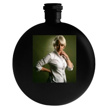 Helen Mirren Round Flask