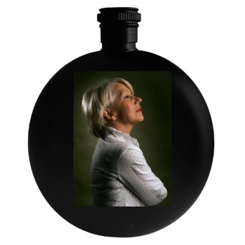 Helen Mirren Round Flask