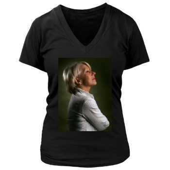 Helen Mirren Women's Deep V-Neck TShirt