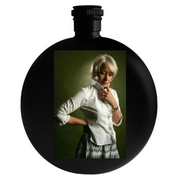 Helen Mirren Round Flask