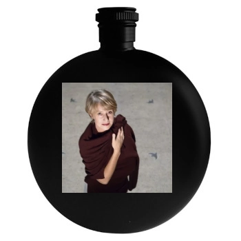 Helen Mirren Round Flask