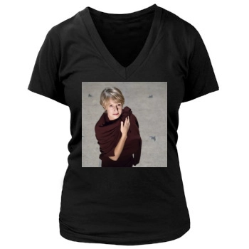 Helen Mirren Women's Deep V-Neck TShirt