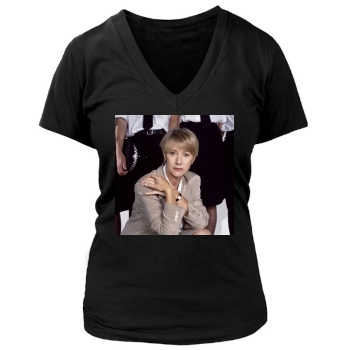 Helen Mirren Women's Deep V-Neck TShirt