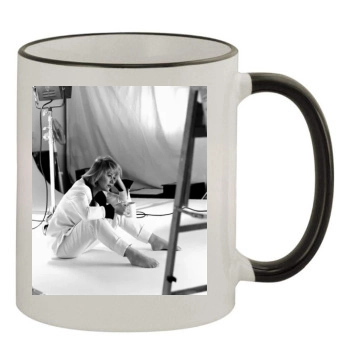 Helen Mirren 11oz Colored Rim & Handle Mug