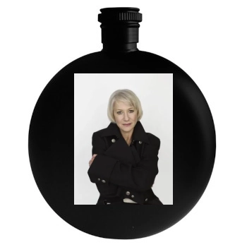 Helen Mirren Round Flask