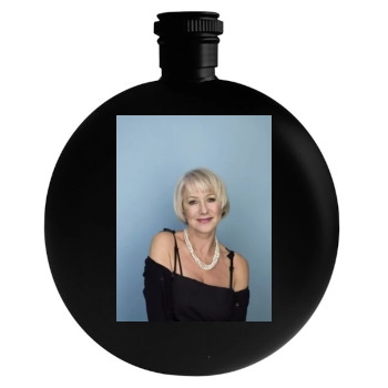 Helen Mirren Round Flask