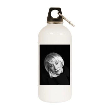 Helen Mirren White Water Bottle With Carabiner