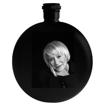 Helen Mirren Round Flask