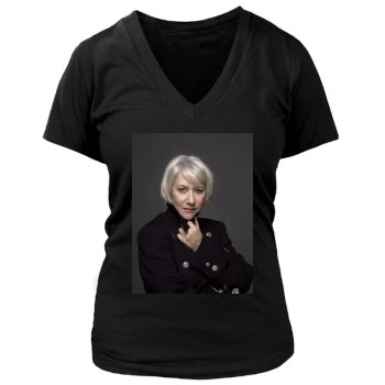 Helen Mirren Women's Deep V-Neck TShirt