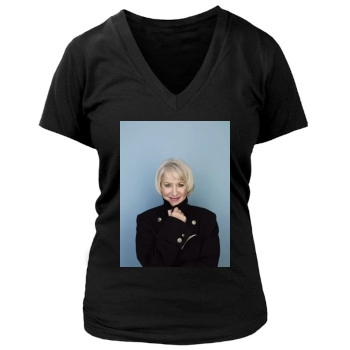 Helen Mirren Women's Deep V-Neck TShirt