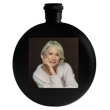 Helen Mirren Round Flask