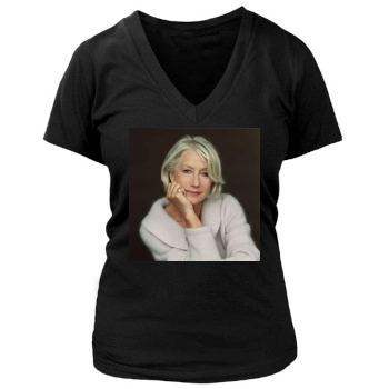 Helen Mirren Women's Deep V-Neck TShirt