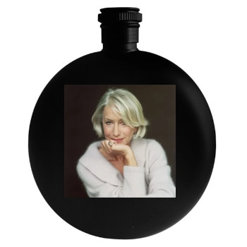 Helen Mirren Round Flask