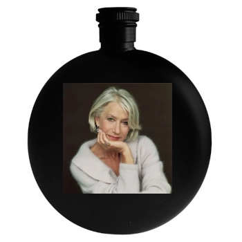 Helen Mirren Round Flask