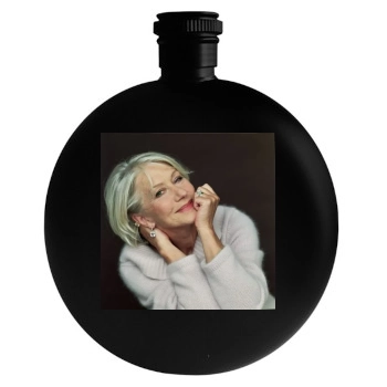 Helen Mirren Round Flask