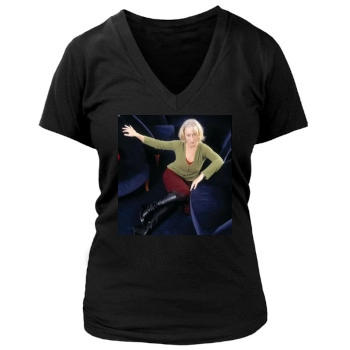 Helen Mirren Women's Deep V-Neck TShirt