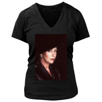 Helen Mirren Women's Deep V-Neck TShirt