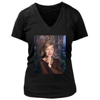 Helen Mirren Women's Deep V-Neck TShirt