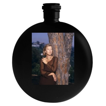 Helen Mirren Round Flask