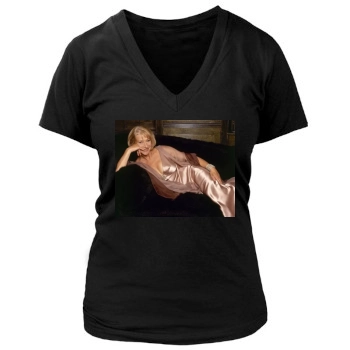 Helen Mirren Women's Deep V-Neck TShirt