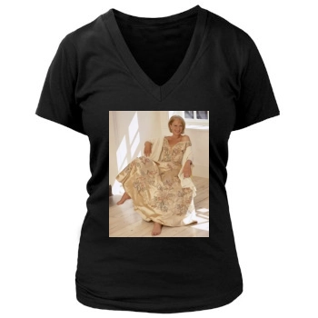 Helen Mirren Women's Deep V-Neck TShirt