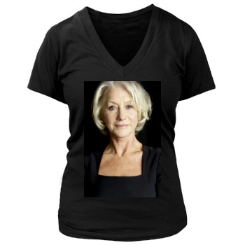 Helen Mirren Women's Deep V-Neck TShirt