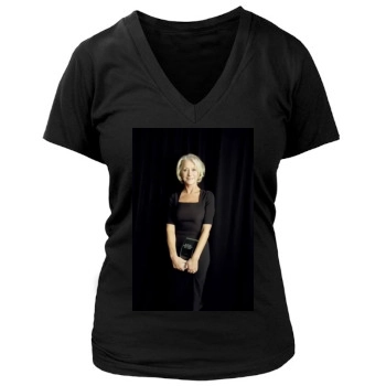 Helen Mirren Women's Deep V-Neck TShirt