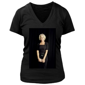 Helen Mirren Women's Deep V-Neck TShirt