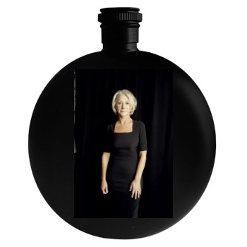 Helen Mirren Round Flask